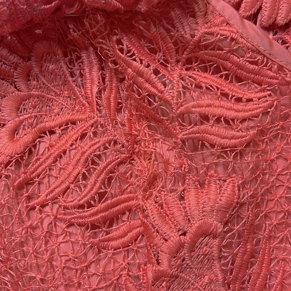 Lovers & Friends Lace Dress Salmon - Picture 10 of 10